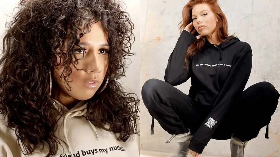 "Tu novio compra mis nudes", la ropa que desestigmatiza el trabajo sexual