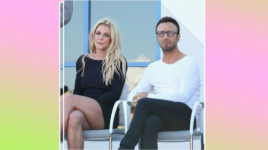Britney Spears y Larry Rudolph.
