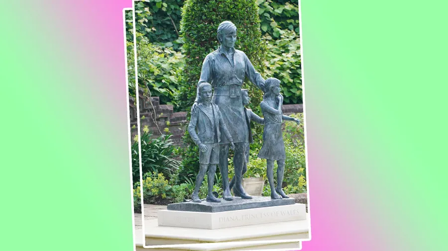Lady Di look estatua