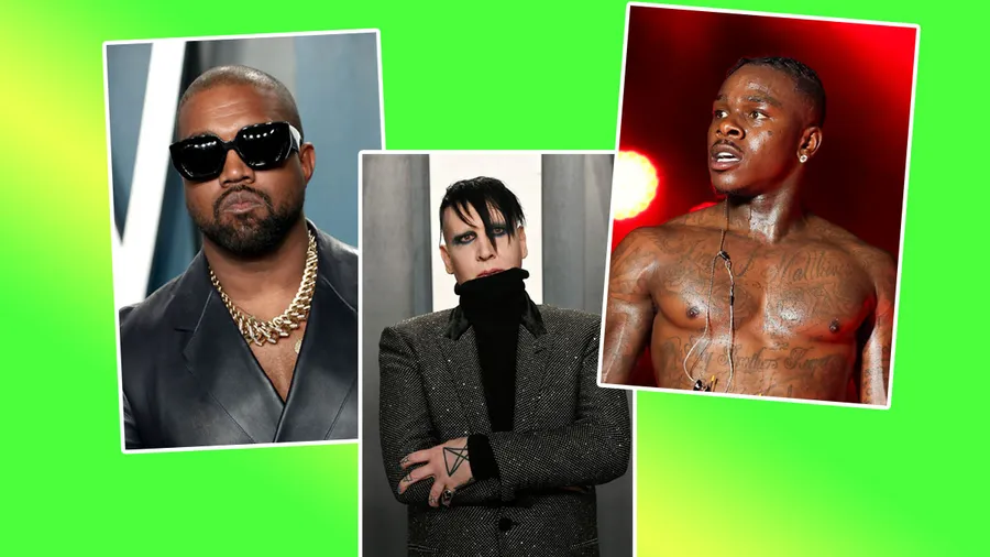 Kanye West, Marilyn Manson, DaBaby