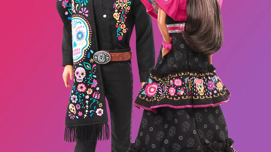 Barbie y Ken Día de Muertos
