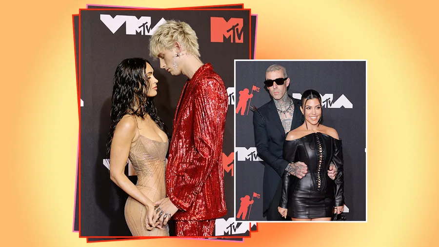 Megan Fox, Machine Gun Kelly, Kourtney Kardashian, Travis Baker.