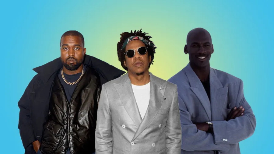 Kanye West, Jay-Z y Michael Jordan.