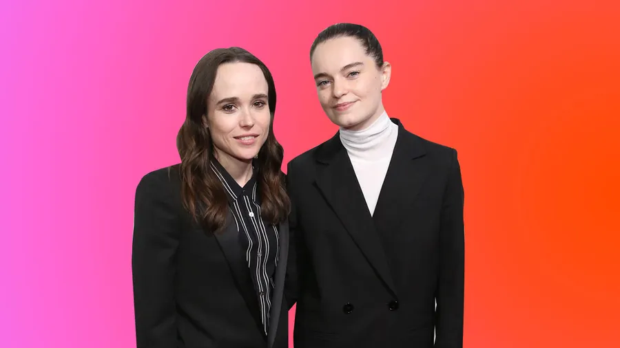 Elliot Page y Emma Portner.
