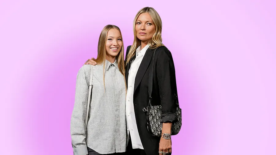 Lila y Kate Moss.