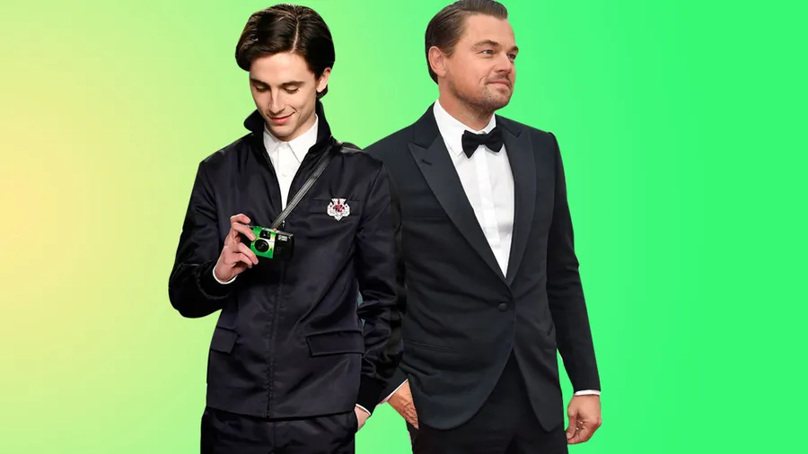 Timothée Chalamet, Leonardo DiCaprio.