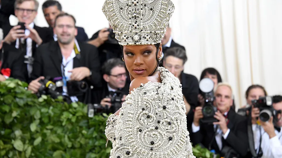Rihanna en la Met Gala de 2018.