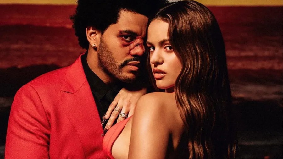 The Weeknd y Rosalía.