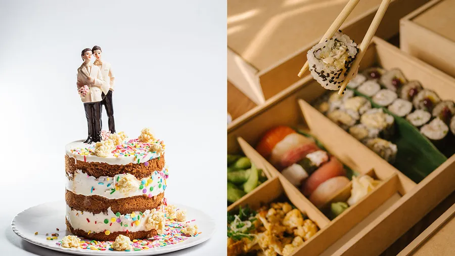 Pastel de Colmillo Masaryk / Sushi box de Satoshi