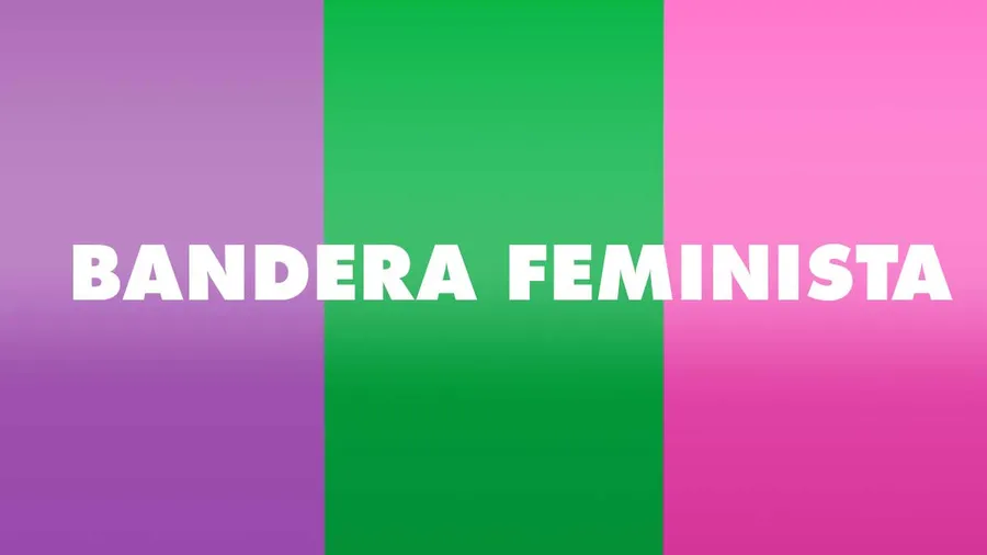Bandera feminista interseccional e incluyente.