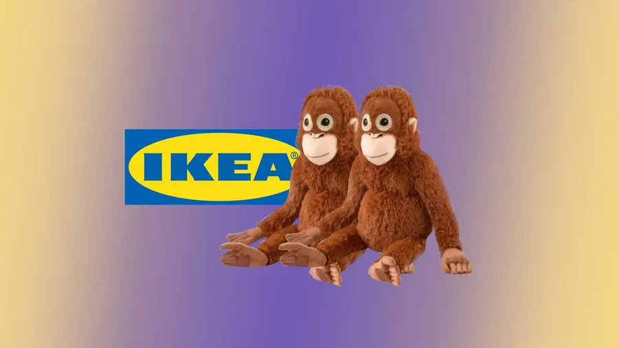 Peluche orangután de Ikea