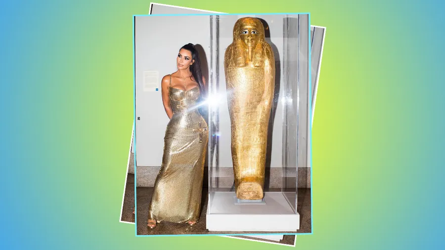 Kim Kardashian en el Met Museum en 2018.
