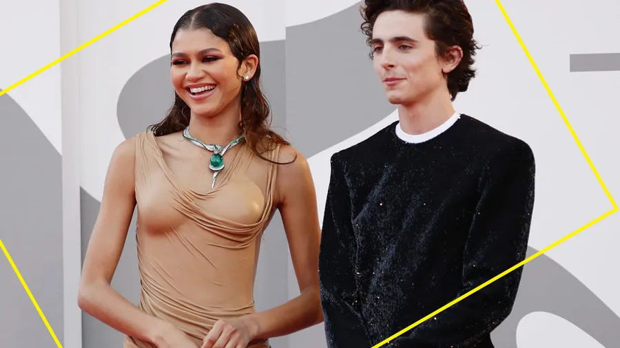 Zendaya y Timothée Chalamet en el Festival de Cine de Venecia 2021.