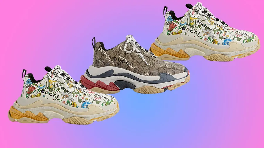 sneakers gucci balenciaga