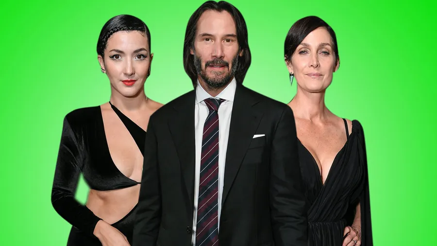 Eréndira Ibarra, Keanu Reeves y Carrie-Anne Moss.