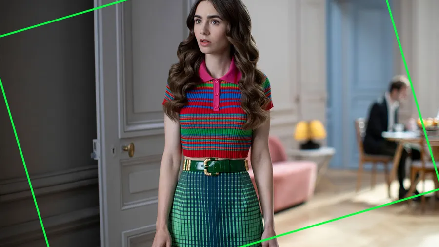 Lily Collins en Emily in Paris T2.