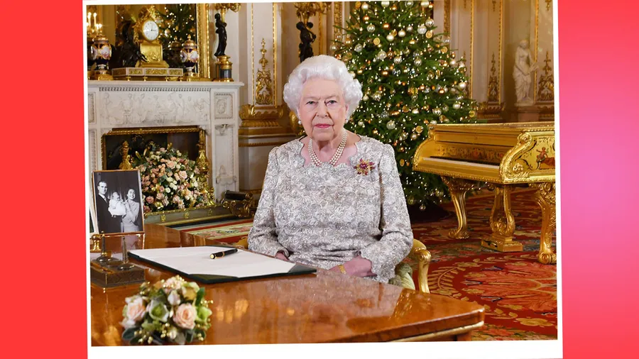 Reina Isabel II en su discurso de Navidad.