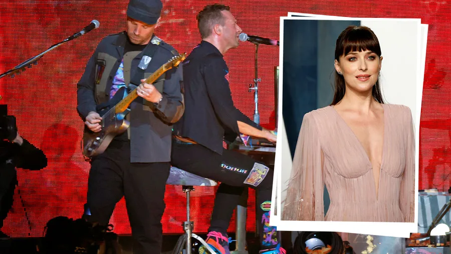coldplay CDMX Dakota Johnson