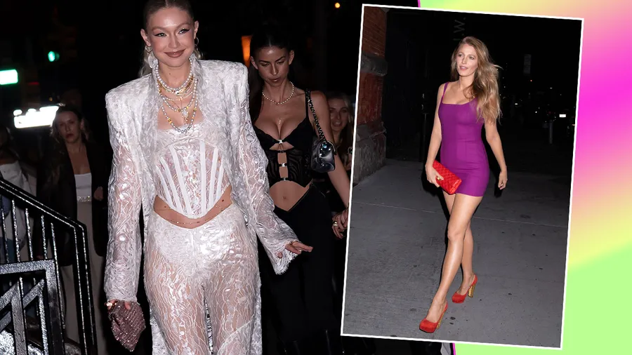 Gigi Hadid y Blake Lively en Nueva York.