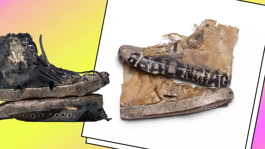 balenciaga tenis sneakers destruidos