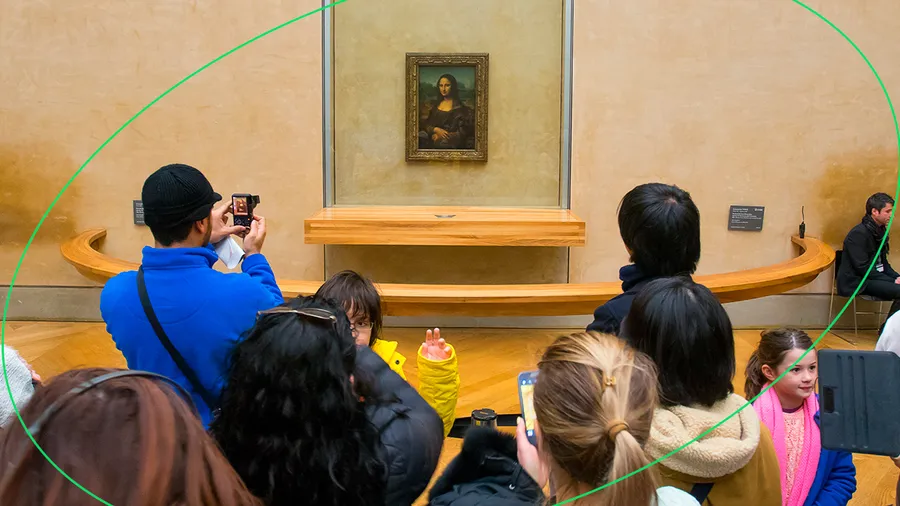 mona lisa pastel
