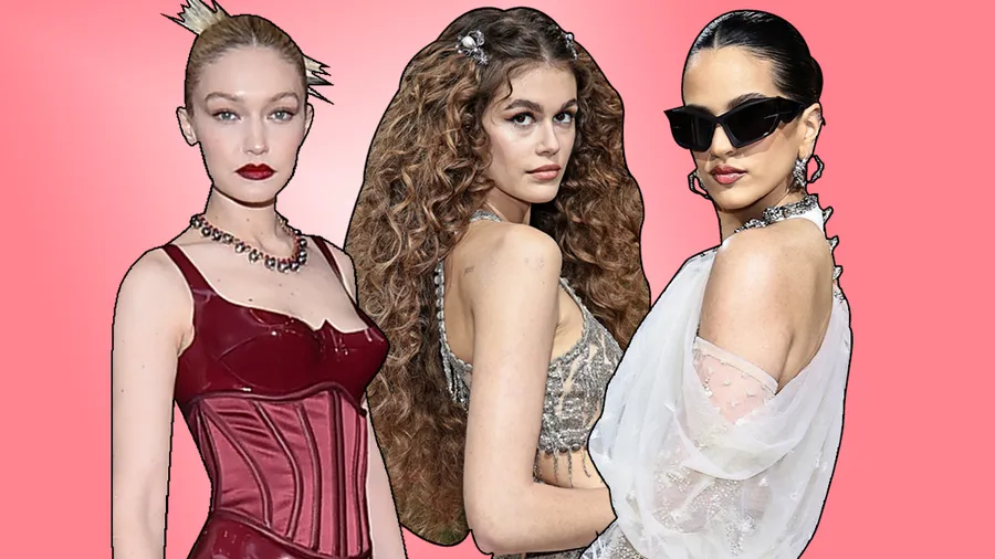 Gigi Hadid, Kaia Gerber, Rosalía.