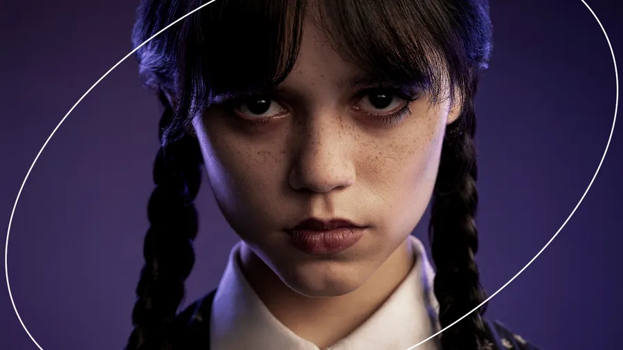 Jenna Ortega como Wednesday Addams