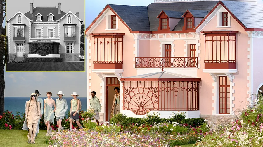 Dior Menswear primavera verano 2023 en la semana de la moda en París / La casa de la infancia de Christian Dior.