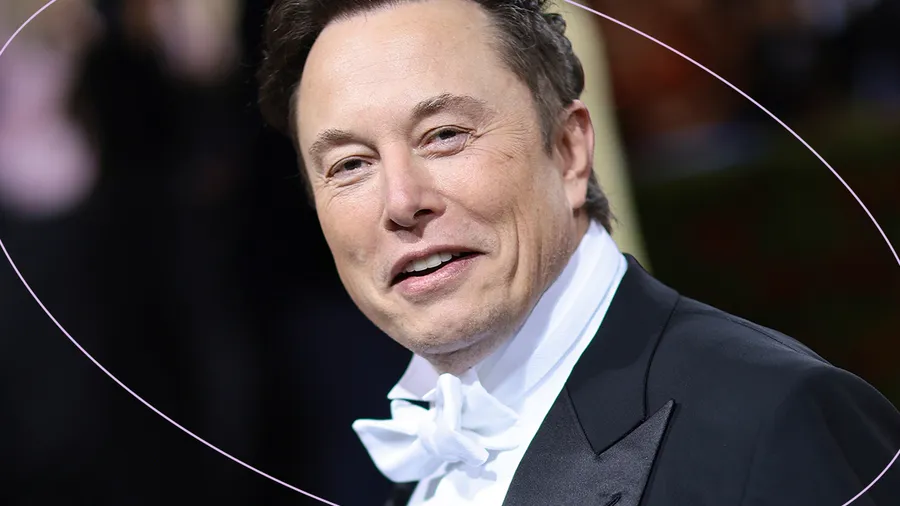 Elon Musk en la MET Gala.