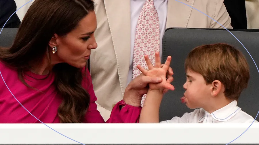 Kate Middleton y el príncipe Louis