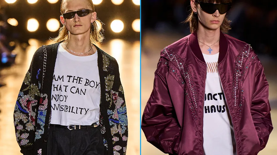 Arte de Renata Petersen en Celine primavera verano 2023 en París.