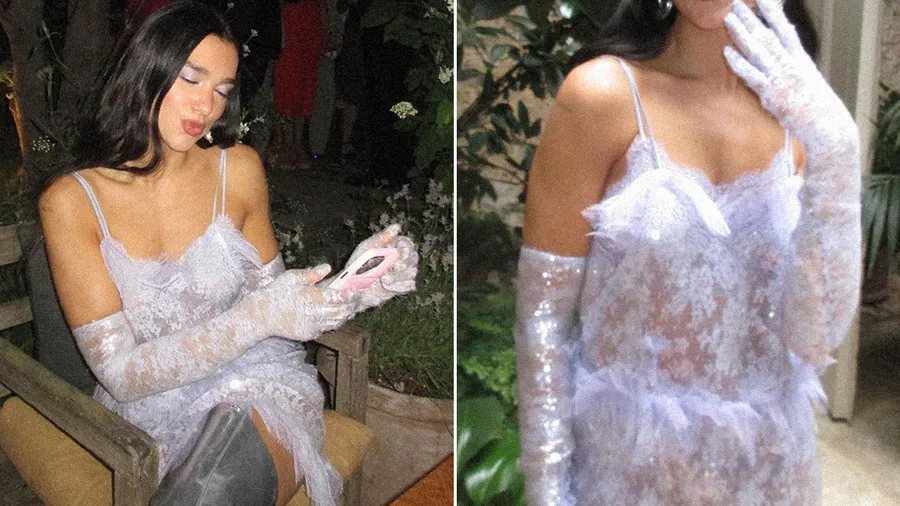 Dua Lipa vestido boda