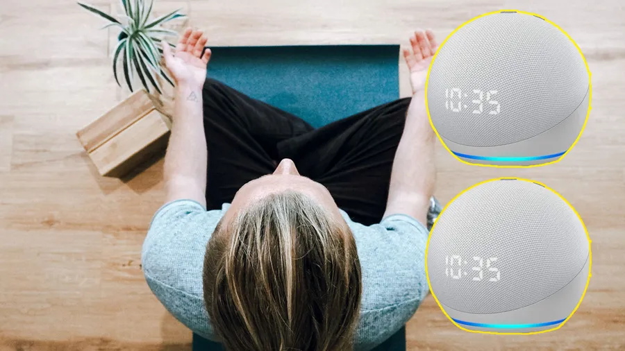 Meditación guiada con Alexa.