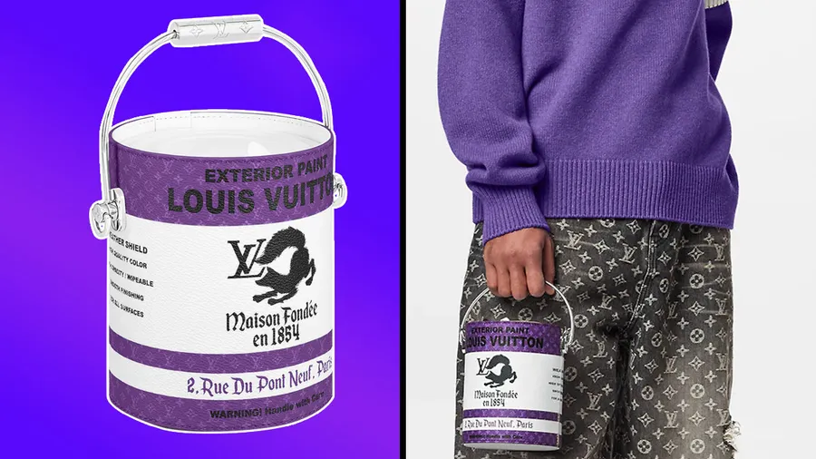 louis vuitton lata de pintura bolso objeto virgil abloh