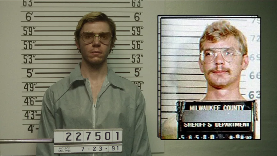 Evan Peters en Monster: The Jeffrey Dahmer Story de Netflix.