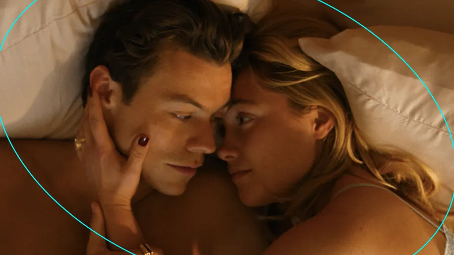 Harry Styles y Florence Pugh en Don't Worry Darling.