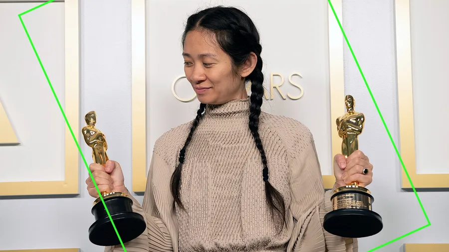 Chloé Zhao en los Oscar 2021.