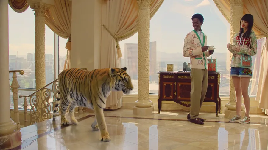 gucci campaña tigre protectores animales