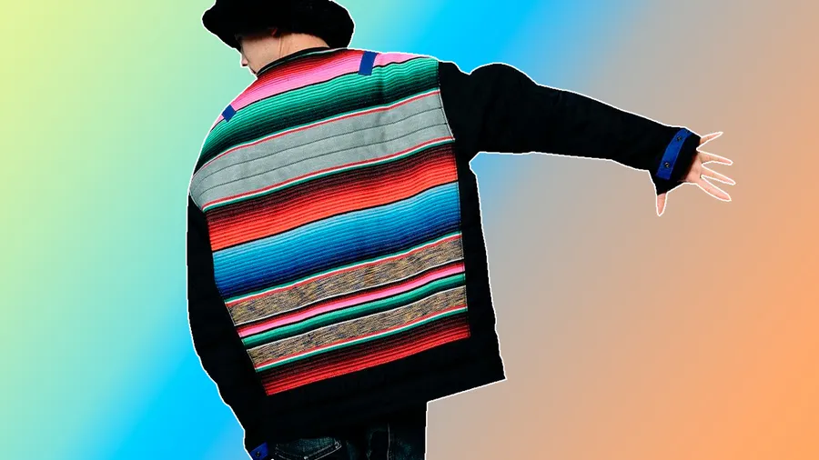 El sarape en la colección de Junya Watanabe Man Fall/Winter 2022