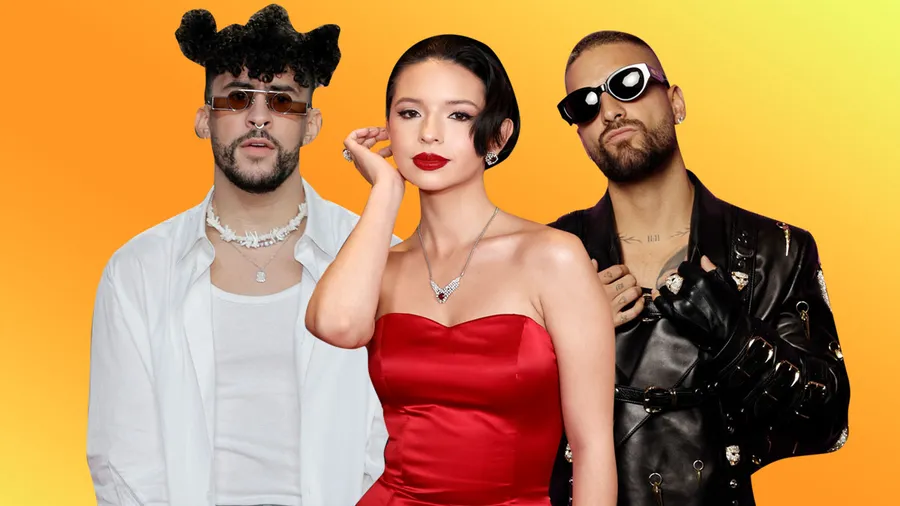 Bad Bunny, Ángela Aguilar y Maluma.