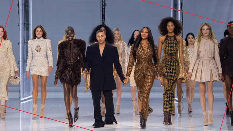 balmain campaña mert marcus top models