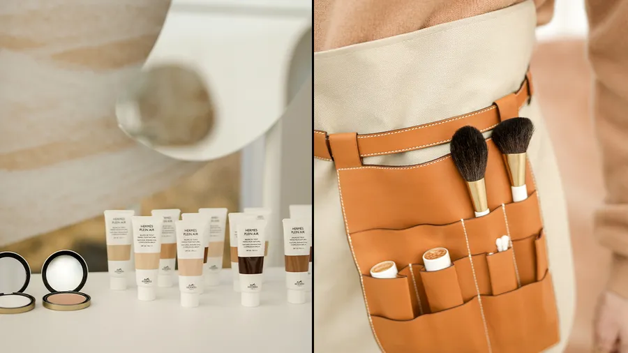 hermes maquillaje base plein air