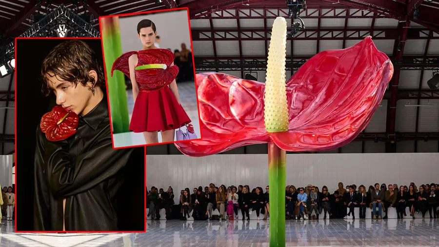 Los anturios se apoderan de Paris Fashion Week.
