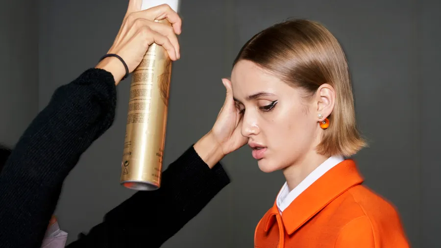 Pelo para el desfile de Christian Dior S22