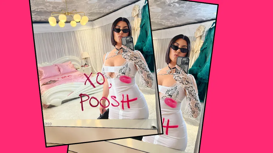 Kourtney Kardashian usa el bra al revés y busca imponer esta arriesgada tendencia.