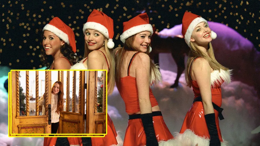 Lindsay Lohan canta Jingle Bell Rock en Golpe de Navidad.