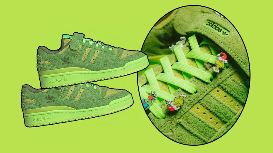 adidas Originals se inspira en el Grinch para sus sneakers navideños.