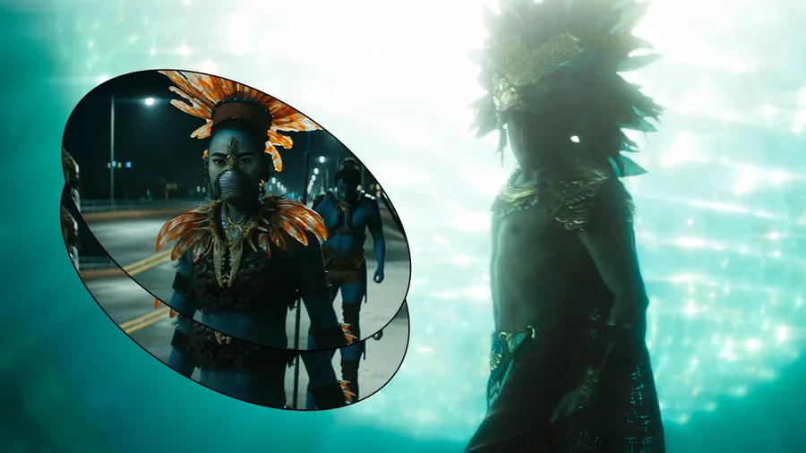 Tenoch Huerta Mejía y Mabel Cadena como Namor y Namora en Black Panther: Wakanda Forever.