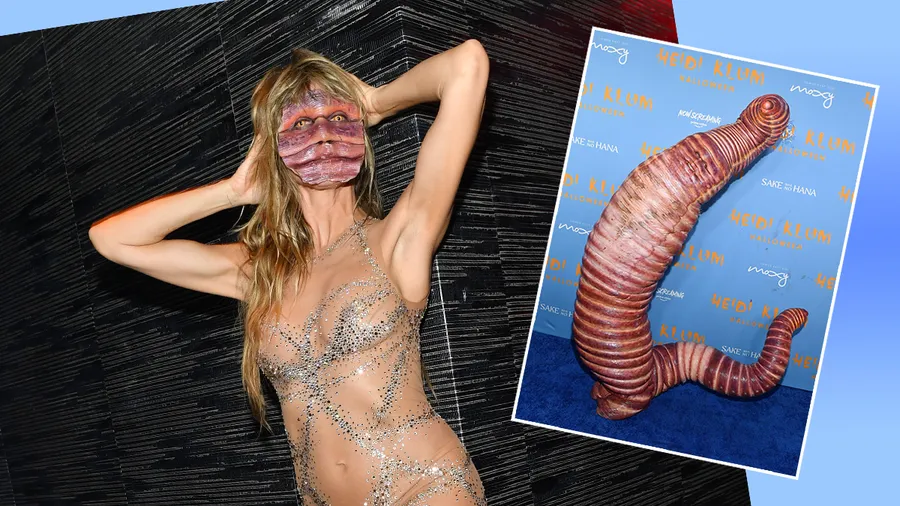 Heidi Klum tiene un segundo look después del disfraz de gusano.