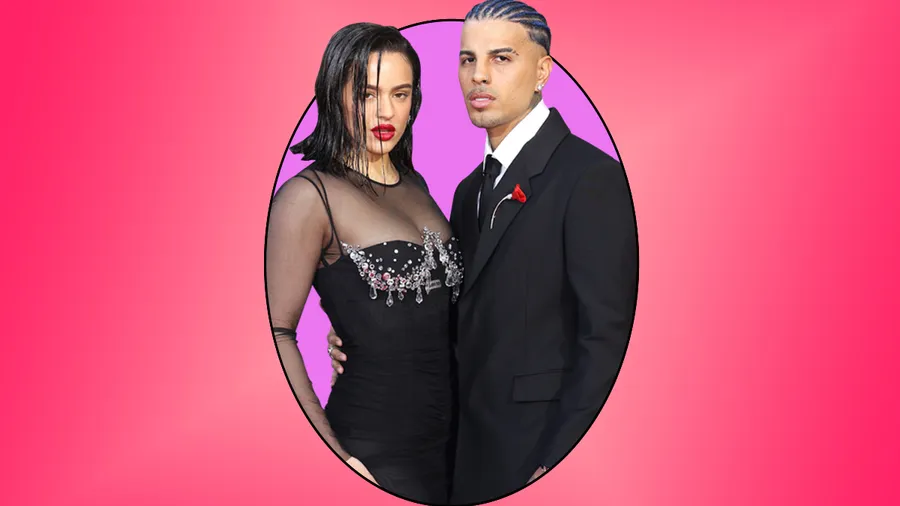 Rosalía y Rauw Alejandro llegan juntos a la alfombra roja de los Latin Grammys